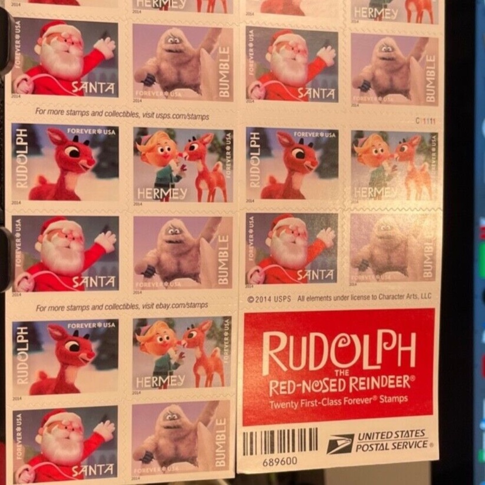 Scott 4949b Forever Rudolph 20  Booklet MNH  Uncirculated
